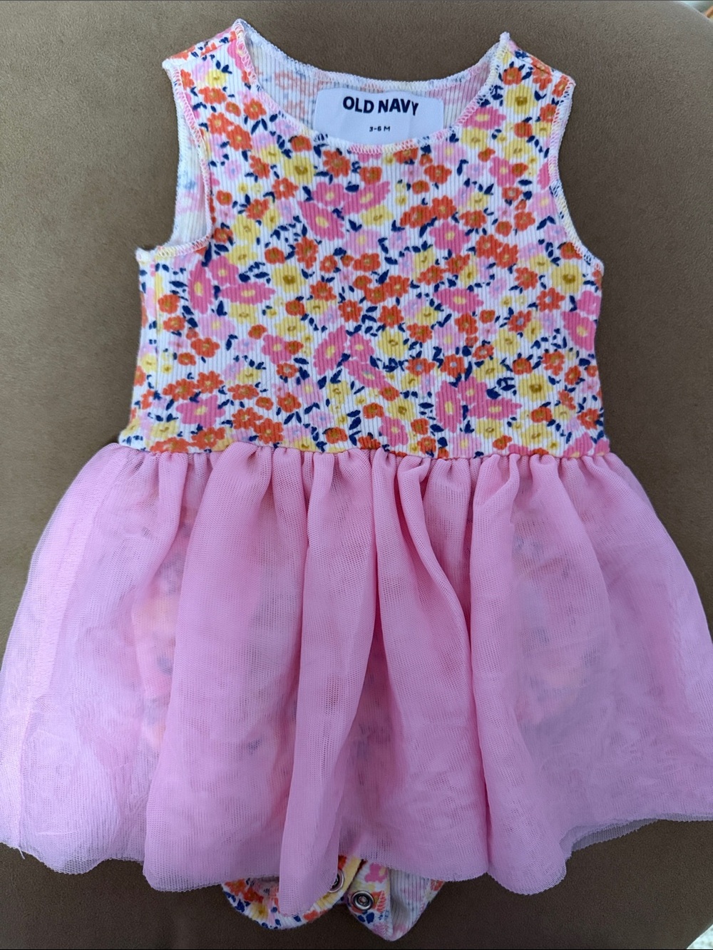 Pink Floral Dress